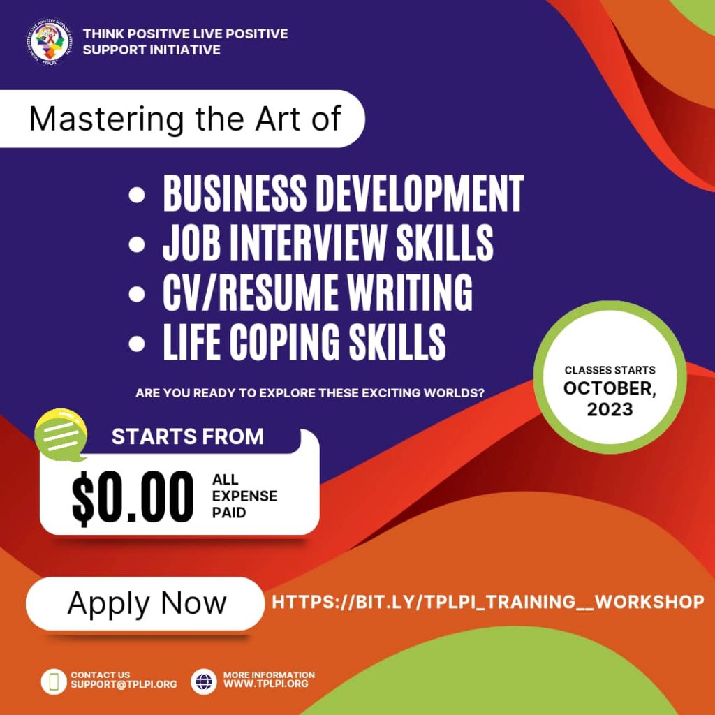 Call for Application for A 2-Day Workshop Training - TPLP